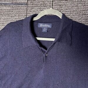 Brooks Brothers XXL Extra Fine Italian Merino Wool Knit Polo Sweater